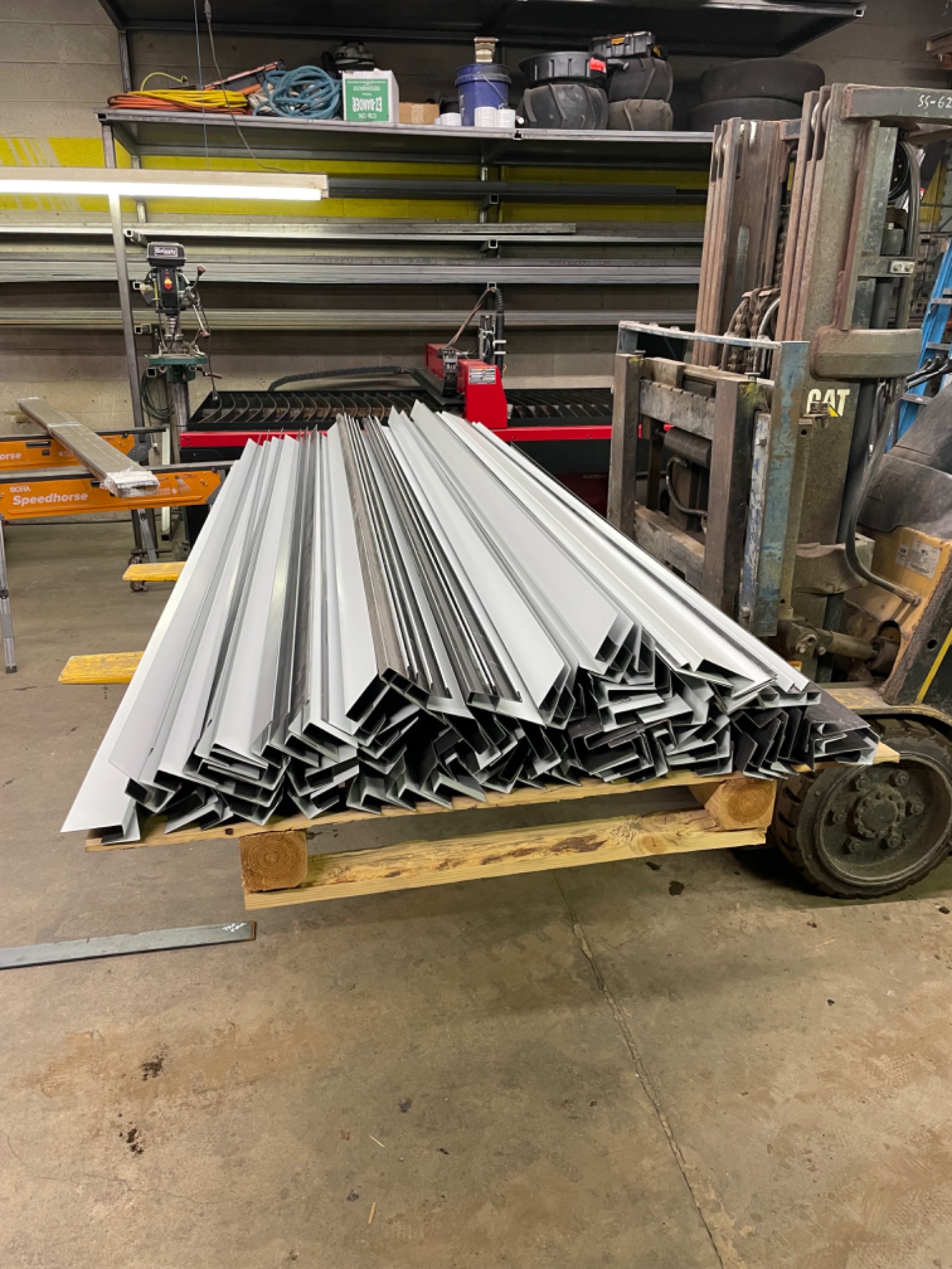 Custom metal trim and flashing pieces ready for delivery from Pro Form Metals Reno