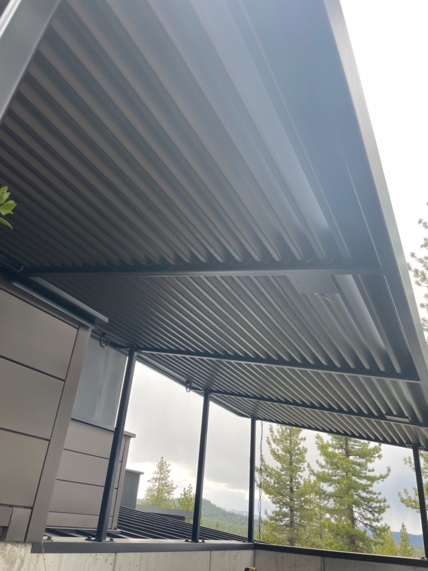 Custom soffit and trim installation